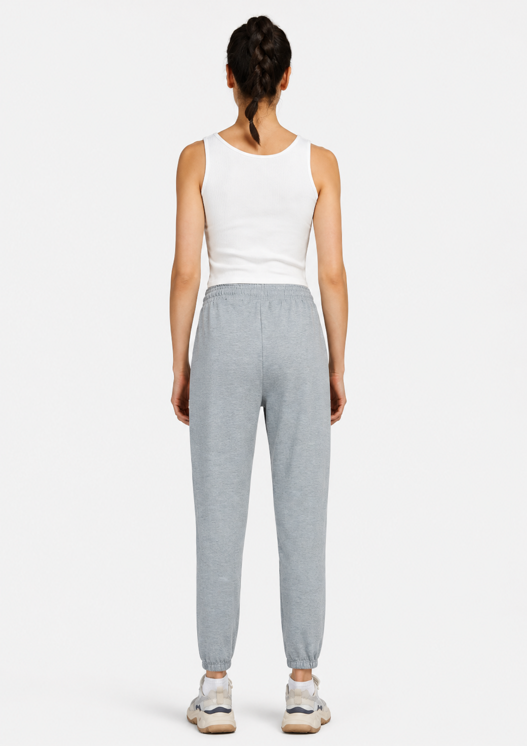 Women's Casual ECG Print Drawstring Sweatpants With Elastic Hem