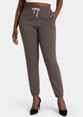 Women's Casual High Waist Jacquard Slim Fit Drawstring Ankle Pants
